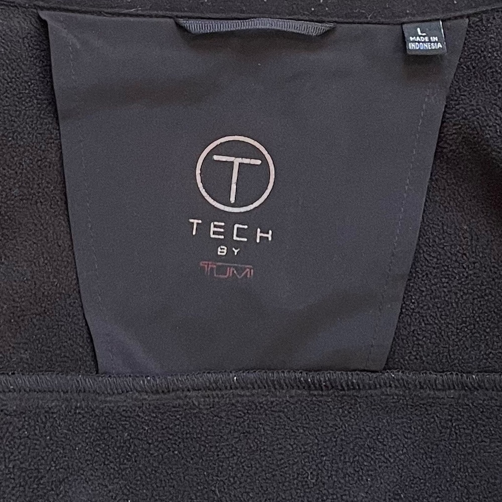 TUMI Men’s Black T-Tech Softshell Jacket Size Large - Picture 7 of 9
